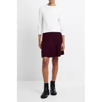 French Connection Babysoft Knit Skirt Burgundy Red Taglia: XL | Minigonne Outlet | Donna | Marrone
