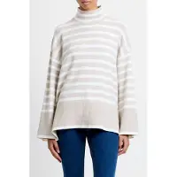 French Connection Babysoft High Nk Sd Split Jmpr Oatmeal Mel/wint Wht Taglia: M | Maglioni a maglia Outlet | Donna