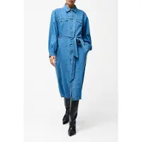 French Connection Zaves Chambray Denim Dresss Vintage Taglia: XL | Abiti Midi Outlet | Donna | Blu