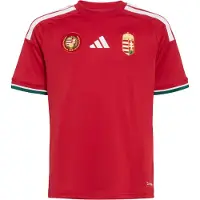 Adidas Maglia funzionale 'Hungary 26 Home Kids' senape / rosso acceso / bianco
