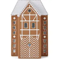 Kähler Portacandele Gingerbread Light House 17 Cm