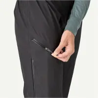 Patagonia - Pantaloni tecnici da escursionismo per donna - W's Granite Crest Rain Pants Black per Donne in Pelle - Taglia L - Nero