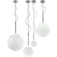 Artemide Castore lampada a sospensione in vetro, Ø 14 cm