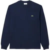 Lacoste T-shirts a maniche lunghe T-shirt manches longues en jersey de coton uomini - Marine - EU S