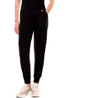 EA7 per donna. 7W000461_AF13135 Pantaloni della tuta neri Core Lady (M), Nero, Casual, Sportivo, Cotone, Multisport
