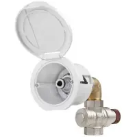 PLASTIMO Connettore A Gomito Quadrato Per Ingresso Acqua