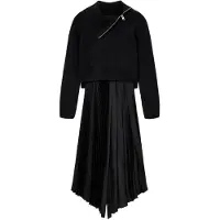 AllSaints Jax Roll Neck Dress Black Taglia: XS | Maxi abiti Outlet | Donna | Nero