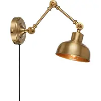 Markslöjd Applique Grimstad, colore ottone antico, ferro, spina