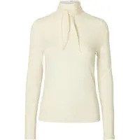 Selected Top A Maniche Lunghe Donne Bianco M