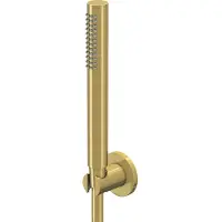 Steinberg Série 340 Garniture de douche à main, sans coude de raccordement de douche, avec flexible de douche et support de douche, 3401650BG, 3401650BG