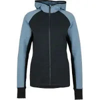 Stoic Women's MerinoFleece260 FlenSt. Zip Hoody Felpa di merino con cappuccio Donna (S, nero)