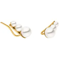 Purelei Collana 'Diligence' argento / bianco perla