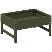 vidaXL Mangiatoia per uccelli verde oliva 34 x 26 x 16 cm Acciaio laminato a freddo