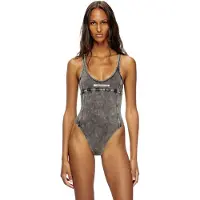 Diesel Costume intero phoebe-dnm in cotone con logo
