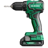 HiKOKI Trapano avvitatore a batteria 18v 2*2.0ah Hitsystem