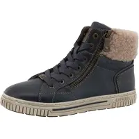 Mustang Stivaletto stringato 'Janique' beige scuro / marino / marrone scuro