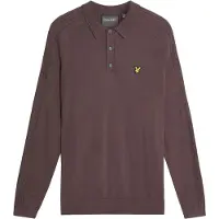 Lyle & Scott Golf Long Sleeve Knitted Polo Berry Taglia: XXL | Maglioni a maglia Outlet | Uomo