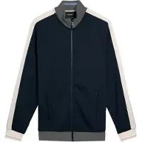 Lyle & Scott Taped Full Zip Track Top Dark Navy Taglia: S | Maglioni a maglia Outlet | Uomo | Blu