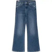 Pepe Jeans per ragazza. PG201677IC4 Jeans blu a zampa slim fit (14años= 164cm), Casual, Cotone, Denim, moda per bambini
