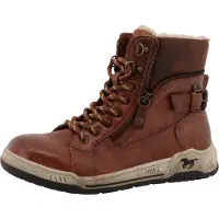 Mustang Stivaletto stringato cognac