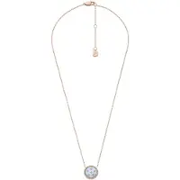 Fossil Collana 'Merrit' oro rosé / bianco perla