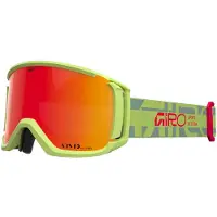 Giro - Maschera da sci - Revolt Glacier Green Burst Vivid Ember per Uomo - Verde