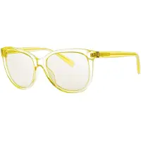 Calvin Klein 4185S/55 Giallo Pallido Donna — Occhiali da Sole