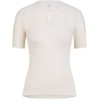 Rapha Women's Merino Base Layer Short Sleeve Intimo lana merinos Donna (XS, bianco)