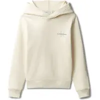 Calvin Klein Unisex Small Monogram Hoodie White Gray Taglia: 12 | Abbigliamento Sportivo Outlet | Unisex | Grigio