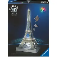 Ravensburger Puzzle 3d Torre Eiffel Con Luce Led 216 Pezzi