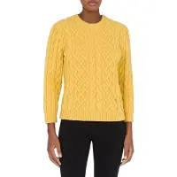 Moschino Pullover In Shetland Golden M Yellow Taglia: 42 | Maglioni a maglia Outlet | Donna | Giallo