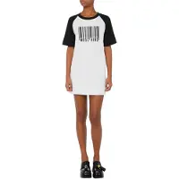 Moschino Barcode Interlock Dress White Taglia: 42 | Abiti Mini Outlet | Donna | Bianco
