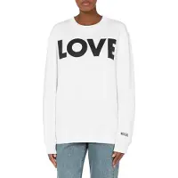 Moschino Love Organic Cotton Sweatshirt White Taglia: XS | Maglie a manica lunga Outlet | Donna | Bianco