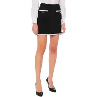 Moschino Gold Heart Buttons Mini Skirt Black Taglia: 46 | Minigonne Outlet | Donna | Nero