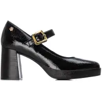 Carmela per donna. 16253503-NEGRO Scarpe in pelle 162535 nere (36), Nero, 5 a 8cm, Fibbia, Casual