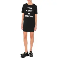 Moschino You Can't Be Serious Dress Black Taglia: 42 | Abiti Mini Outlet | Donna | Nero