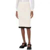 Moschino Superfine Lambswool Skirt White Taglia: 36 | Minigonne Outlet | Donna | Bianco
