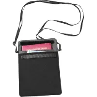 Cocoon Secret Passport Wallet/ Silk Custodie per oggetti di valore (13,5 x 12 cm, nero)