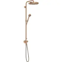 Axor hansgrohe One Showerpipe avec thermostat et douche de tête 280 1jet EcoSmart encastré, 48797310, 48797310
