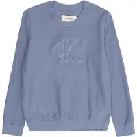 Calvin Klein Boys Quilted Monogram Sweater Satin Blue Taglia: 4 | Maglioni Outlet | Unisex | Blu