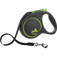 Flexi Cinturino Nero Allungabile Con Design A L 5 M