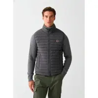 Colmar per uomo. 1268 Gilet leggero in piuma con coulisse, grigio (52), Casual, Poliamide