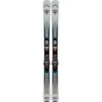 Rossignol - Set sci all-mountain - Arcade 80 + Xpress 10 GW B83 Black/Hot Red 2026 per Uomo in Legno - Taglia 166 cm - Grigio