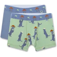 Sanetta Pantaloncini intimi blu colomba / verde chiaro