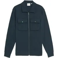 Lyle & Scott Interlock Jersey Overshirt Carbon Taglia: L | Camicie Casual Outlet | Uomo