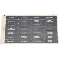 Bep Marine Kit Di Adesivi Per Pannello Elettrico Set-5n