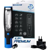 Tech Torcia Led 15 Smd + 1 Led Osram, Lampada Da Lavoro 15 Smd + 1 Led Osram, Con Indicatore Led Integrato Per Il Livello Di Carica Della Batteria, Resistente All'acqua