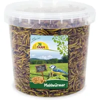 Jr Farm 400 g di vermi da pasto per uccelli selvatici