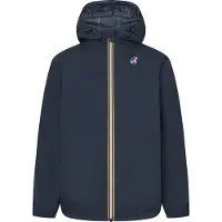 K-way - Giacca antivento impermeabile e traspirante comprimibile - Le Vrai 4.0 Claude Blue Depth per Uomo in Pelle - Taglia S - Blu navy