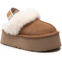Ugg per donna. 1113474 Sneaker W Funkette in pelle marrone (41), Basso, Nessuno, Casual, Homewear